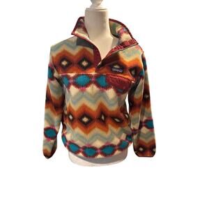 PATAGONIA Synchilla Snap-T Fleece Pullover in Timer Twist Size XXS